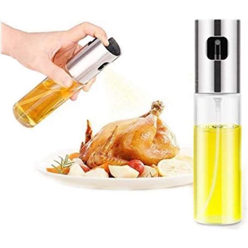 Pulvérisateur d'huile pour la cuisson, brumisateur d'huile d'olive en verre  rechargeable, flacon pulvérisateur d'huile portable, spritzer d'huile