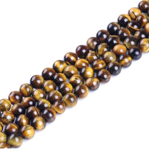 product_image_name-Generic-Perles rondes en pierre naturelle, œil de tigre jaune, 8mm,pour bracelets, collier, bijoux-2