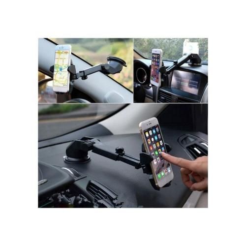 Generic Support de téléphone portable à ventouse pour voiture 360