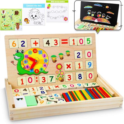 Generic Calendrier Enfant Educatif - Jouet Cadeau Fille Garcon à