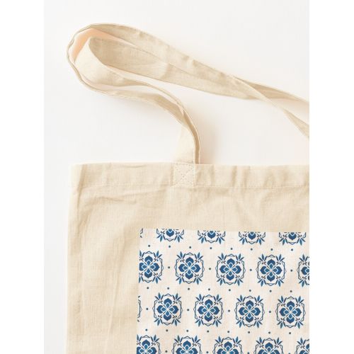 product_image_name-Generic-نمط بلاط البحر الأبيض المتوسط 2C،حقيبة يد قطن كلاسيكية باللون الأزرق والأبيض-3