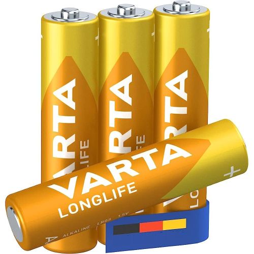 Pile alcaline VARTA-LongLife Power LR03 AAA (4 piles + 2 blister)