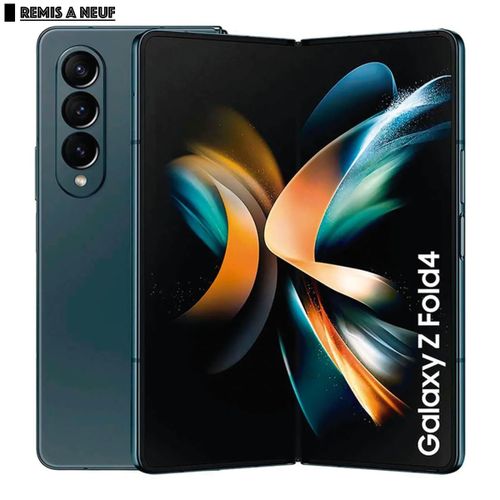 Galaxy Z Fold 4 (12 Go / 512 Go) AMOLED 120 Hz 7.6" - Graygreen - Remis a neuf