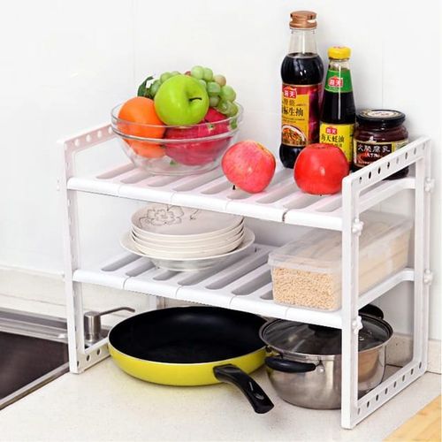 Étagère de Rangement sous Évier, Organiseur de Rangement Rack