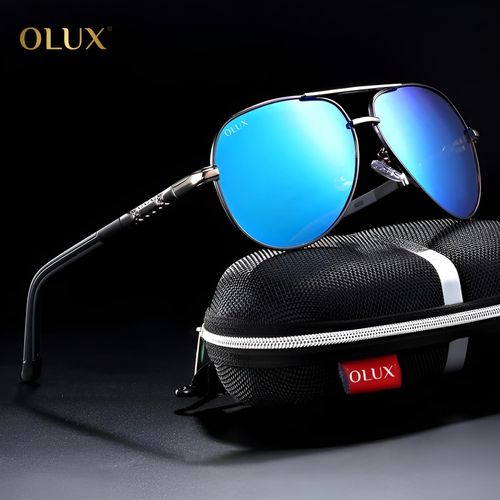 Olux Lunette de Protection solaire Polarisee Bleu Mirroir a prix pas cher Jumia Maroc
