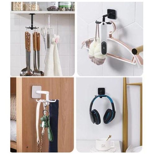 product_image_name-Generic-3 pcs de Crochets mural multi-usages pliant rotatif à 360 °-5