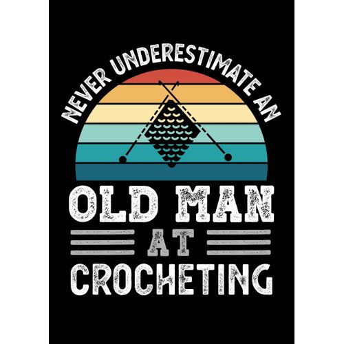 product_image_name-Generic-Old man at crocheting  Poster Chambre Haute Qualité-1