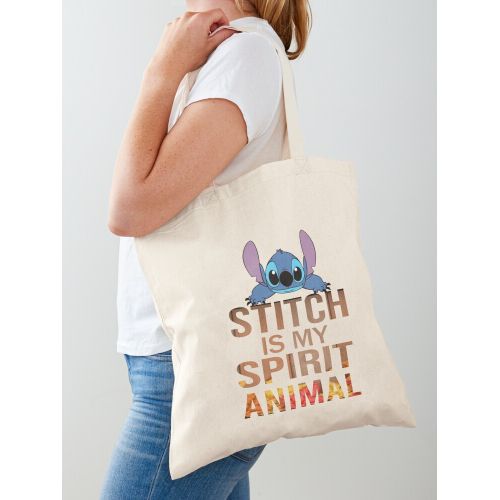 product_image_name-Generic-Stitch Is My Spirit Animal, Lilo And Stitch Spirit Animal - Tote Bag Sac-1