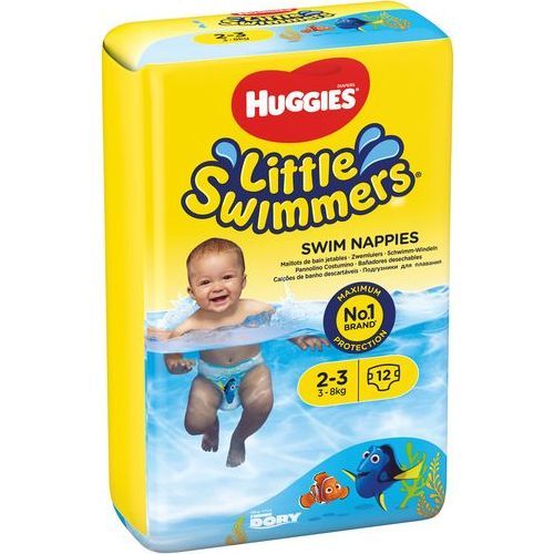 Huggies Couche bébé piscine Aquatic jetable taille 2 a 3 ans (3Kg => 8Kg)