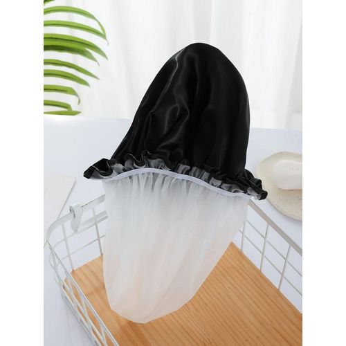 Bonnet de Bain en Silicone - Taille Unique - Cheveux Volumineux - Noir -  Maroc, achat en ligne