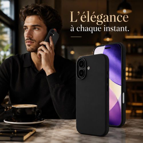 Generic Coque Compatible iPhone 17 – Silicone Noir - image 2
