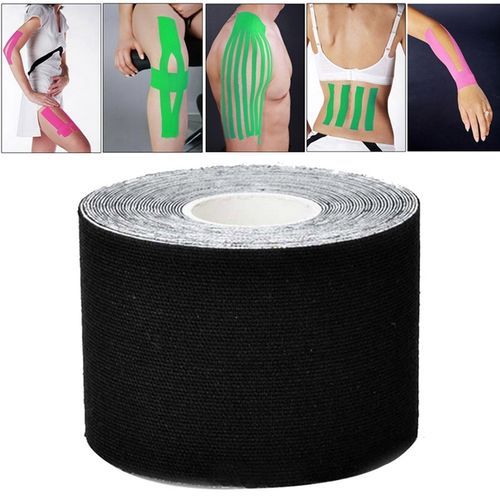 Kinesiology Tape Bande de Kinésiologie, Ruban Adhésif, Soutien musculaire  et Soulager la douleur (5m×5cm) à prix pas cher