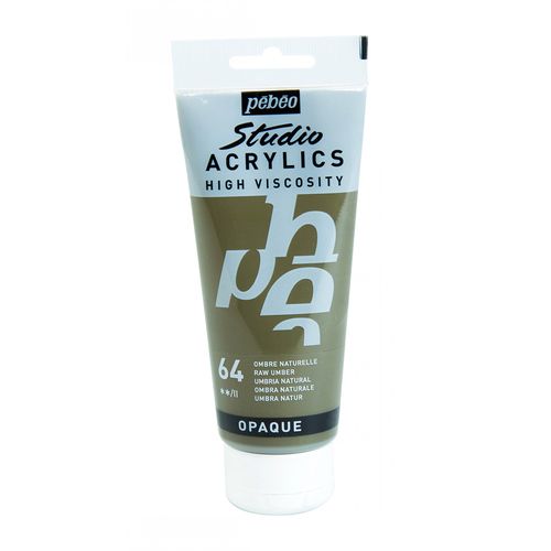 product_image_name-Pebeo-PEINTURE ACRYLIQUE FINE STUDIO ACRYLICS 100 ML - 64 OMBRE NATURELLE-1