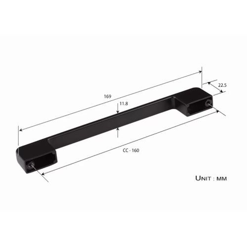 2Pcs Poignée de traction en forme de U, poignées de porte de placard noires  de style industriel, antistatique pour boîtes de distribution, armoires de  commutation, armoires de commande, antistatique, : : Cuisine