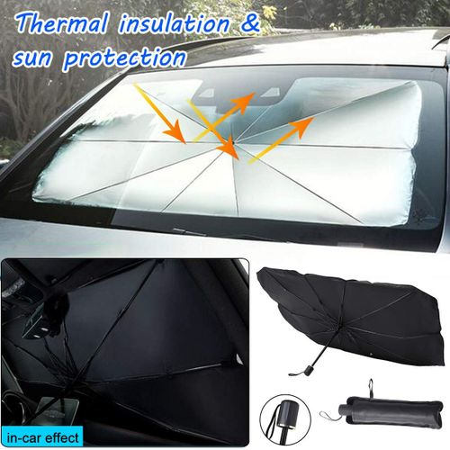 PARE SOLEIL VOITURE Pare Brise Avant Pliable Anti UV Isolation Du