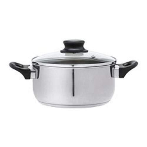 Ikea Faitout En Inox Avec Couvercle 2 8l Diametre 21cm A Prix