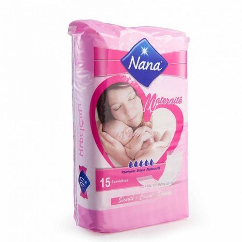 Nana 15 serviettes hygiéniques maternité à prix pas cher