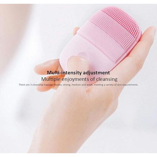 product_image_name-XIAOMI-Brosse electrique nettoyage du visage vibreur marque Inface  couleur rose-1