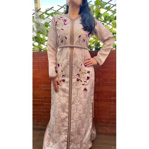 Caftan brocard rose sales