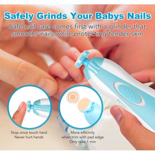 Generic Coupe-ongles électrique pour bébé, lime à ongles, outils de  manucure à faible bruit à prix pas cher