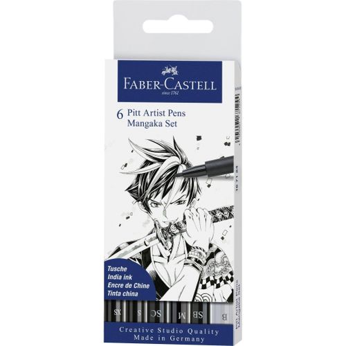 product_image_name-Faber castell-kit de 6 feutre Pitt Artist Pen, Mangaka-1