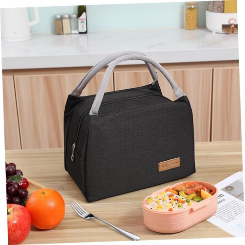 product_image_name-Tasty Food-حقيبة عازلة للطعام قابلة للحمل للعمل، المدرسة، السفر، والنزهات، باللون الأسود.-1