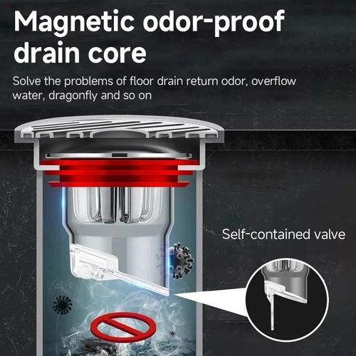 product_image_name-Generic-Bouchon de douche,Clapet de Vidange à Sens Unique anti-odeur, empêche le refoulement des eaux usées, bouchon de douche, utilisé pour les systèmes d'égout de la cuisine, de la salle de bain-4