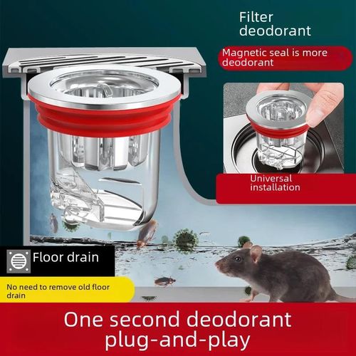 product_image_name-Generic-Bouchon de douche,Clapet de Vidange à Sens Unique anti-odeur, empêche le refoulement des eaux usées, bouchon de douche, utilisé pour les systèmes d'égout de la cuisine, de la salle de bain-7