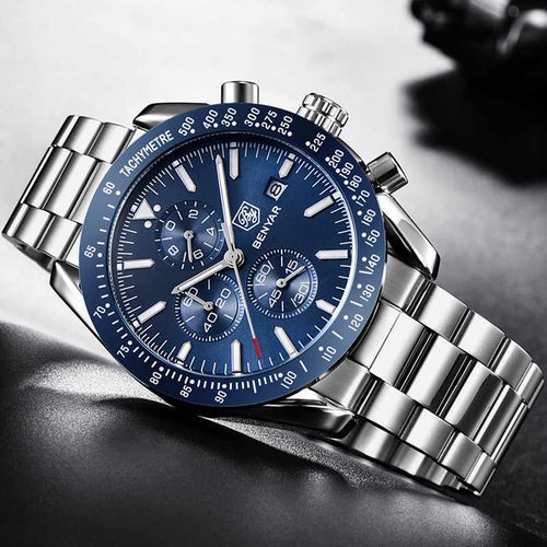 Benyar Montre tr s l gent pour homme BY Bleu R 51040 ORIGINALE