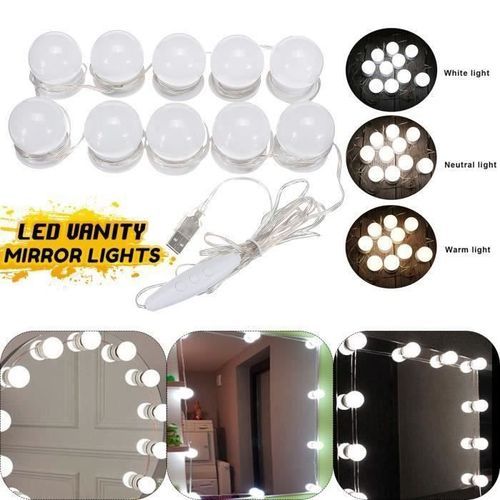 Generic Kit De Lumières De Miroir De Courtoisie à LED Pour