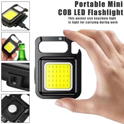 Generic mini Lampe De Poche led, Rechargeable USB Multifonctionnelle Avec  Aimant à prix pas cher