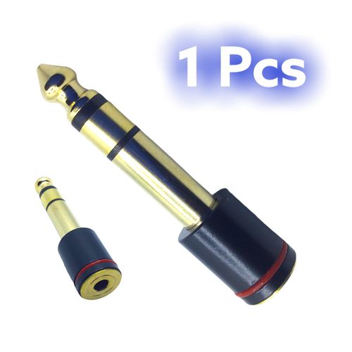 Generic Prise Adaptateur Fiche JACK 3.5mm vers 6.35mm mâle/femelle