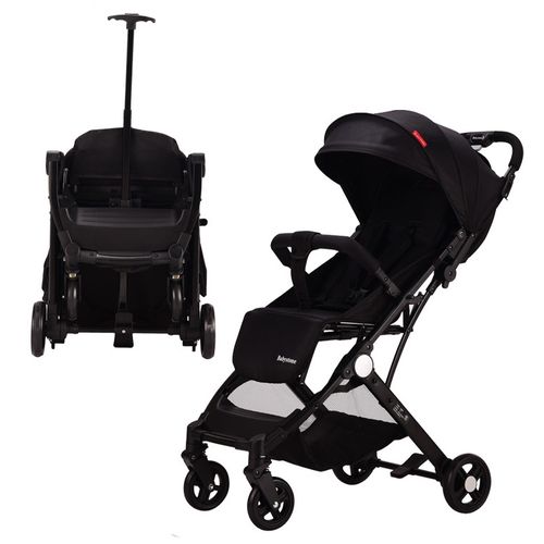 Bebest Poussette bébé pliable et légère NOIR à prix pas cher