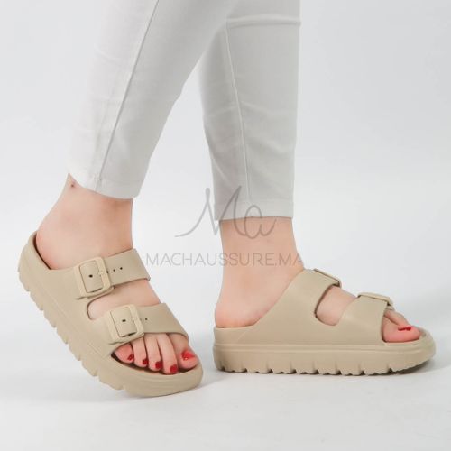 product_image_name-MaChaussure-Péridot - Sandales à plateforme en Beige-1