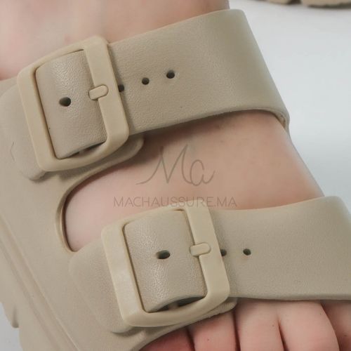 product_image_name-MaChaussure-Péridot - Sandales à plateforme en Beige-2