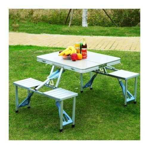product_image_name-Generic-Table Pique-Nique Pliante avec Sièges Intégrés – Aluminium Léger-1
