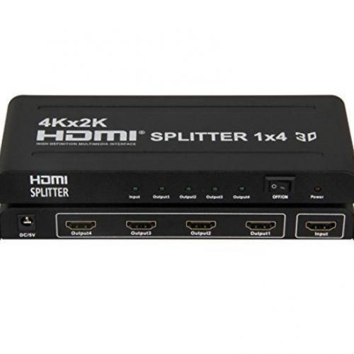 SPLITTER HDMI 4K 1X4 (1 entrée et 8 sorties)