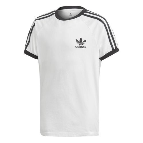 Adidas Originals T-shirt 3 Bandes Garçons - Blanc à prix pas cher