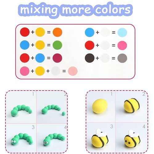 product_image_name-Generic-لعبة إبداعية طينية رفيعة وخفيفة الوزن ومضادة للإجهاد24 عبوة Slim & pâte à modeler légère antistress sèche à l'air-3