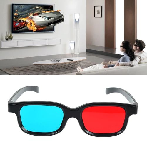 Generic Lunettes 3D avec verres rouges et bleus pour films home cinema a prix pas cher Jumia Maroc