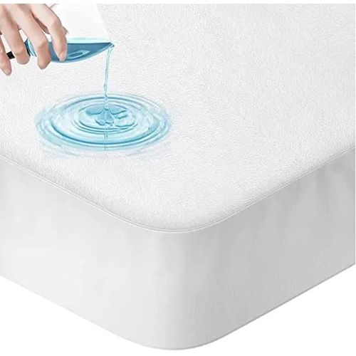 Protège-matelas imperméable - alèse 100% coton respirante