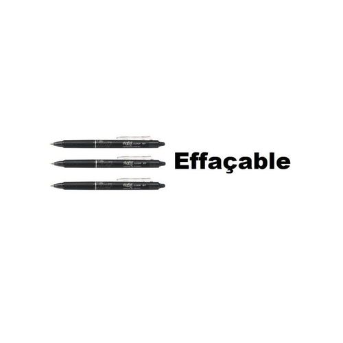 STYLOS EFFAçables PILOT Frixion - 6 Pack 3 Noir & 3 Maroc