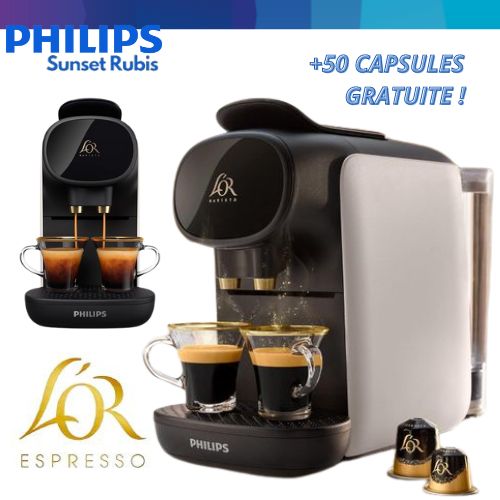 Nespresso Machine a café capsule 19 bar avec crème onctueuse