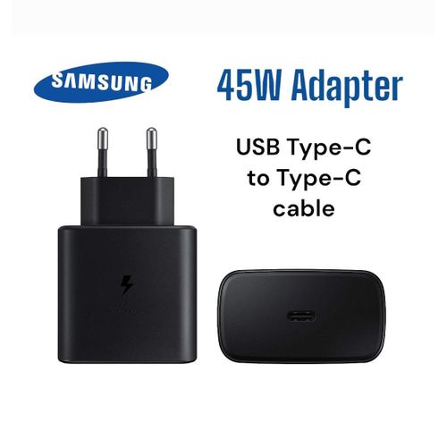 Acheter Adaptateur de charge ultra rapide pour Samsung, chargeur 45W PD,  pour Galaxy S21, S22 Plus, S23Ultra, Note 20, A72, A73, avec câble de Type  C