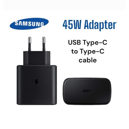 Samsung Chargeur Super rapide 45W PD - Câble type C à prix pas