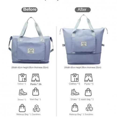 product_image_name-Generic-حقيبة تخزين الملابس، حقيبة سفر، رياضية، محمولة متعددة الوظائف مقاومة للماء-4