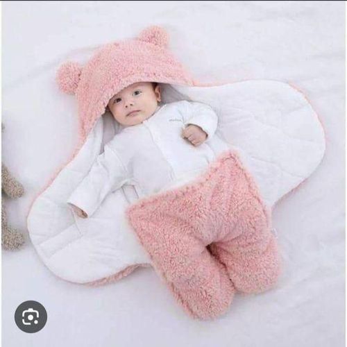 product_image_name-Generic-Couverture d'emmaillotage pour bébé avec capuche et oreilles-2