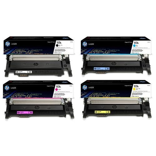 Hp Pack 4x Toner 117A Original Compatible avec les imprimantes