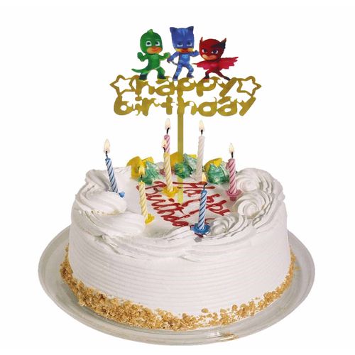Generic Happy Birthday - Décoration de Gateau d'anniversaire