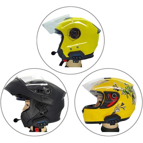 Generic Casque De Moto Bluetooth Casque Sans Fil - Prix pas cher